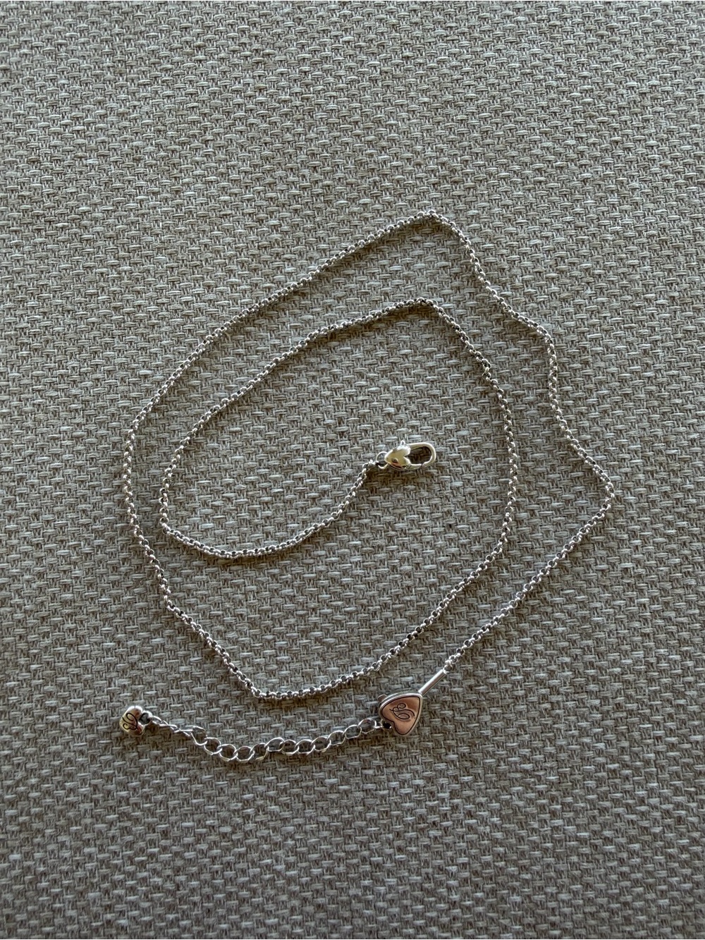 Brighton Vivi Delicate Heart Chain Charm Holder